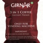 Girnar 3 in 1 Coffee Instant Premix | Only For Vending Machine | 1 Kg Pack - Fast UK Delivery