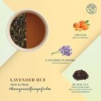 Dancing Leaf Lavender Hue | Black Tea, Orange Flowers, Lavender Flowers & Lavender | Black Tea Blend | Loose Leaf Tin (75 GMS) - Fast Shipping to USA & Canada - Image 4