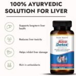 Vedic Roots Alco Liver Detox Capsule Liver Support Supplement|Alcoholic/Fatty Liver Cleanse Ayurvedic Medicine|Recover Liver Health|Improves Liver Function,appetites Digestion - 120 Capsule - Fast UK Delivery - Image 3