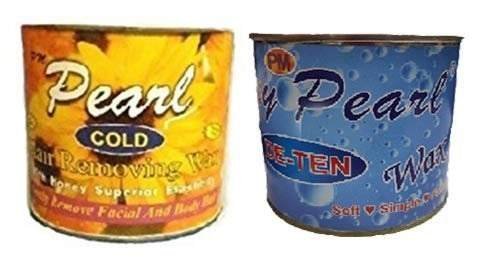 uk41A1mBBus2L-1.jpg PMPEARL Wax Combo -D-Tan Wax (600 gm) + Cold Wax (600 gm) - Fast UK Delivery - Image 1