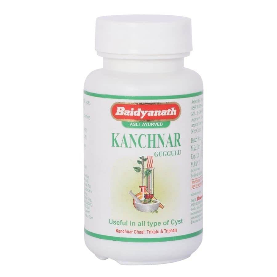 uk41AZ7cokhgL-1.jpg Baidyanath Jhansi Kanchnar Guggulu - 80 Tablets | Ayurvedic Herbal Supplement | - Fast UK Delivery - Image 1