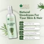 Bliss of Earth Rosemary Water Spray For Hair Growth 100ml, 100% Natural Steam Distilled Rosemary Water For Hair & Skin, Helps Reduce Hair fall, Strengthens Hair. (Pack of 2) - Fast UK Delivery - Image 3