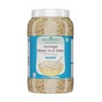 Neuherbs Omega Steel Cut Oats with chia seeds 1kg | Ready to eat cereal, Whole Grain, Breakfast Cereal & Gluten free - Fast UK Delivery - Image 2