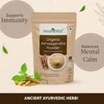 Neuherbs Organic Ashwagandha Powder | Ayurvedic Support for Stress, Mental Calmness & Anxiety Issues | Certified Organic - 100g - Fast UK Delivery - Image 4