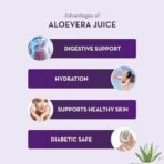 Baidyanath Aloe Vera juice with Pulp, All Natural tonic for Immunity, Better digestion and Glowing Skin, 1L (Pack of 2) - Fast UK Delivery - Image 4