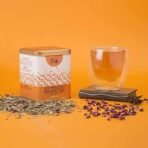 The Indian Chai - Ayurvedic Shanti Tea 100 grams with Ashwagandha, Lavender, Rose Petals, Brahmi etc for Mental Clarity, Reduces Stress, Peace Tea - Fast UK Delivery - Image 4