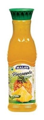Mala's Crush, Pineapple, 750 Millilitre - Fast UK Delivery - Image 2