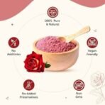 Neuherbs Rose Petal Powder (100g Pack of 1) | Antioxidant Support To Revitalize Skin Health | 100% Pure & Natural | Face Pack For Cleansing & Hydration - Image 5
