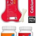 Drools Absolute Calcium 50 Tabs+ Immunity 50 Tabs+ Calcium Bone 300g Chicken 0.7 kg (3x0.23 kg) Dry Adult, New Born, Senior, Young Dog Food - Fast UK Delivery
