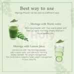 Holy Natural Moringa Powder (250gm) | Known as Moringa Oleifera, Drumstick, Horseradish, Miracle, Ben, and Shigru tree leaf powder | For Skin, Hair, and Good Health - Fast UK Delivery - Image 6