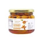 Tassyam Wild Honey with California Almonds 400g | All Natural & Pure - Fast UK Delivery - Image 2