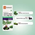 KRISHNA'S HERBAL & AYURVEDA Karela Jamun Neem Mix Juice - 500 Ml, (Pack Of 2), Blend Of Fresh Karela, Neem Juice & Jamun Seeds Ayurvedic Solution For Balancing Sugar Levels - Fast UK Delivery - Image 4