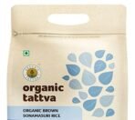 Organic Tattva, Organic Sonamasuri Brown Gluten Free and Unpolished Rice, 5 Kg - Fast UK Delivery - Image 4