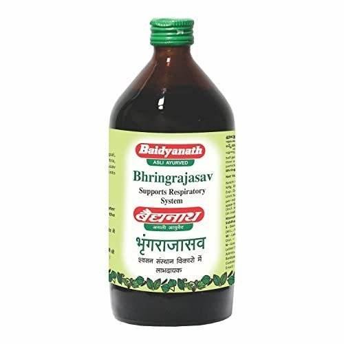 uk41Cpzdkh-wL-1.jpg Baidyanath Bhringrajasava 450 ml - Ayurvedic Formula for Healthy Hair, Liver Wellness & Digestive Health - Fast UK Delivery - Image 1