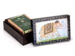 Octavius Tulsi Rose Chamomile Tisane Whole leaf tea in Darkwood Handcrafted Wooden gift box with Traditional Indian Elephant Pattern On The Lid | Caffeine Free | - 50 Gms (50 Servings) - Fast UK Delivery - Image 3