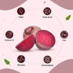 Neuherbs Natural Beetroot Powder For Face, Skin & Hair | 100% Pure & High Natural Antioxidants | Boost Energy | Additive Free (100g Pack of 1) - Image 5