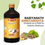 Baidyanath Amritarishta | Boost Digestive Strength and Appetite| Useful in Cough, Cold and in General Weakness |Liquid| 450 Ml - Fast UK Delivery - Image 4