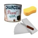 PMPEARL Waxing Kit Combo (Charcoal Wax (600 gm) + Wax Strips (30) + Spatula + Sponge) - Fast UK Delivery