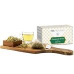 Tea Treasure Chamomile Green Tea Bags | Chamomile Green Tea Reduces Insomnia | Lowers Cholesterol | Stress Relief | Good Sleep (18 Pyramid Tea Bags) - Fast UK Delivery - Image 3