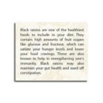 OOSH Black Raisin Seedless | Kaali Drakh 1200grams | Pouch Packing ( Pack of 2 - 600grams x 2 ) - Fast UK Delivery - Image 5