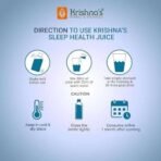 KRISHNA'S HERBAL & AYURVEDA Sleep Health Juice 1000 ml | For healthy sleep cycle | Restores sleep Naturally | Manage anxiety & stress - Fast UK Delivery - Image 7