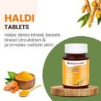 Baidyanath Turmeric Tablets with Natural Haldi Extract (60TB) Pack of 2 - Helps Boost Immunity, Blood Cleansing, Skin Problems, Strengthen Digestion - Fast UK Delivery - Image 2