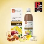 KRISHNA'S HERBAL & AYURVEDA Cholesterol Care Juice - 1000 Ml | Contains Honey With Apple Cider Ginger Garlic, Sugar Free, Helps In Digestion, Made In India - Fast UK Delivery - Image 3