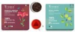 Teabox Hibiscus Cinnamon Clove Green Tea For Healthy Heart, Natural Hibiscus & Detox Kahwa Green Tea Bags 25 Pieces | For Natural Body Cleanse & Cold Relief | Made with 100% Indian Herbs & Spices - Fast UK Delivery - Image 2