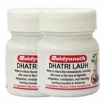 Baidyanath Dhatri Lauh Ayurvedic Supplements For Stomach Health - 40 Tablets (Pack Of 2) - Fast UK Delivery