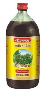Baidyanath Khadirarishta | Ayurvedic Syrup for Skin Disorders | Blood Purifier, 450 ml