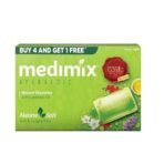 Medimix Ayurvedic Natural Glycerine Bathing Bar, 125 g (4 + 1 Offer Pack)...HUMARABAZAR - Fast UK Delivery - Image 2