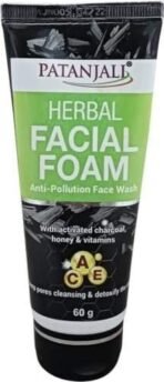 Patanjali herbal facial foam 60g by JV - Pack of 2 - Fast UK Delivery - Image 2