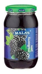Mala's Jam Glass Bottle (Natural and Real Fruit Extracts) Mulberry, 500 gram - Fast UK Delivery - Image 2