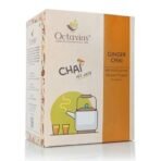 Octavius | No Added Sugar Ginger Premix Tea - 50 Pouches | Adrak Chai | Readymade Tea Mix | Low Sugar | Instant Tea | Tea Premix | 1 Minute Tea - Fast UK Delivery - Image 2