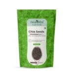 Neuherbs Raw Unroasted Chia Seeds For Eating With Omega 3 and Fiber For Weight Management - 200 Gram | Healthy Snacks | Seeds For Eating During Summer | Best Diet Food - Fast UK Delivery - Image 2