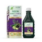 CURA AYURVEDIC NEEM KARELA JAMUN JUICE II Neem Karela & Jamun Blend II Maintains Healthy Blood Sugar Level II 500 ml - Fast UK Delivery - Image 2