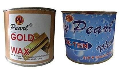 uk41GJT9QjGSL-1.jpg PMPEARL Wax Combo -D-Tan Wax (600 gm) + Gold Wax (600 gm) - Fast UK Delivery - Image 1
