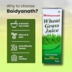 Baidyanath Wheatgrass Juice 1 Litre, Natural Detoxifier, Herbal Juice Helpful to boost Immunity, Blood Purification, Improves Digestion and Metabolism, 1000ml (Pack of 1) - Fast UK Delivery - Image 6