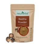 Neuherbs Reetha Powder 100g (Pack of 1) For Men & Women | Pure & Natural Powder for Hair Cleansing and Nourishment | Cruelty & Paraben Free | With No Artificial Colour & Additives - Fast UK Delivery - Image 2