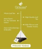 Octavius Gourmet Tea Collection, Blossom Bundles Range, 2 Wellness Green Tea Infusions in pyramid tea Bags (Set Of Two Tins) - Fast UK Delivery - Image 6