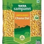 Tata Sampann Unpolished Chana Dal Split, 1Kg - Fast UK Delivery