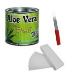 PMPEARL Alovera Hot Wax-600 g with 30 Waxing Strips and 1 Waxing Spatula - Fast UK Delivery