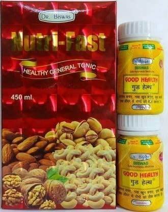 uk41HMwQEvdVL-1.jpg Dr. Biswas Nutri Fast Syrup & Good Health Capsule(Pack Of 3) - Fast UK Delivery - Image 1