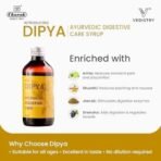 Charak Dipya Syrup - Ayurvedic Digestive Care Syrup | Syrup For Digestion Acidity Gas and Bloating Ayurvedic Tonic, boosts digestive immunity Stomach Pain - Acidity, Indigestion (450ml -Pack of 1) - Fast UK Delivery - Image 5