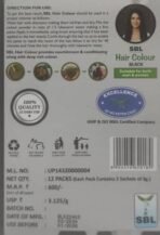 SBL Hair Colour Powder, 330g (Pack of 12) - Black - Fast UK Delivery - Image 3