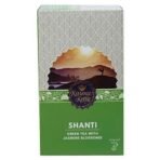 Karma Kettle Shanti- Imported Sencha Green Tea with Jasmine Blossoms, Natural Detox Tea, Weight Loss Tea 25 Pyramid Teabags - Fast UK Delivery