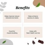 Neuherbs Ayurvedic T7 Test On [Approved by Ministry of AYUSH] For Men + Dark Chocolate Peanut Butter - Fast UK Delivery - Image 5