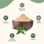 Neuherbs Organic Bhringraj Powder For Men & Women (100g Pack of 1) | Ayurvedic Support To Boost Hair Health | 100% Pure & Natural | No Additive Preservative | Best For Hair Growth - Fast UK Delivery - Image 5