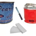 PMPEARL Waxing Kit Combo (Auto Cut Wax Heater + D-Tan Wax (600 gm) + Wax Strips (30) + Wax Spatula) - Fast UK Delivery