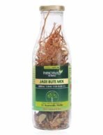 Panchvati Herbals Jadi Buti Mix, made with the goodness of 11 magical herbs ? fenugreek seeds, curry leaves, ramacham valampiri, hibiscus flower, rose petals, black cumin, tulsi, brahmi, cinnamon and amla,100% Herbal, For complete hair care, each 50 gm Pack of-2 - Image 3